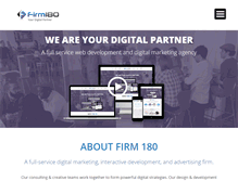 Tablet Screenshot of firm180.com